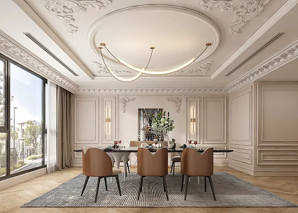 French Restaurant 3d model