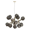 Molecule chandelier 3d model