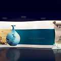 Traditional Ink Painting Style Photo Spot With Scroll Bamboo And Nature Landscape