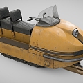 Snowmobile Snowmobile Motorcycle Yacht 3d model