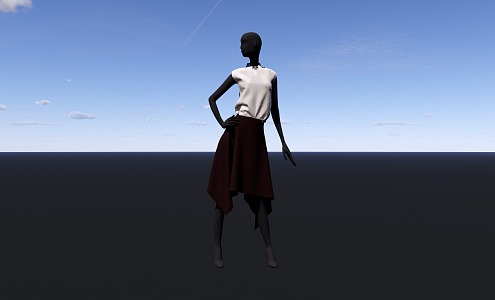 Women's Clothing Model 3d model