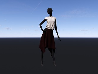 Women's Clothing Model 3d model