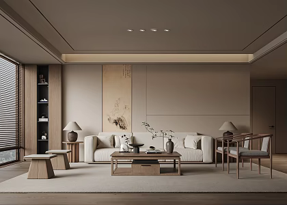 New Chinese-style Song-style Aesthetic Guest 3d model