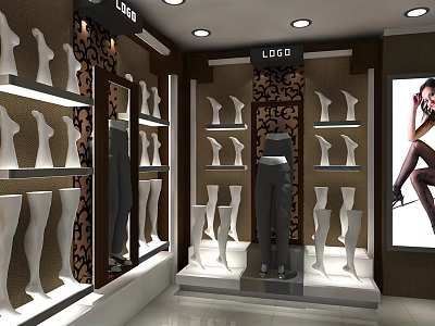 Modern Store Socks Leg Socks Slim Pants Shop 3d model Modern Store Socks Leg Socks Slim Pants Shop 3d model