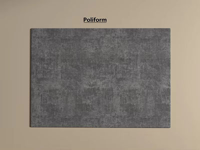 Modern Italian Carpet Fabric Plush Shaped Children's Round 3d model