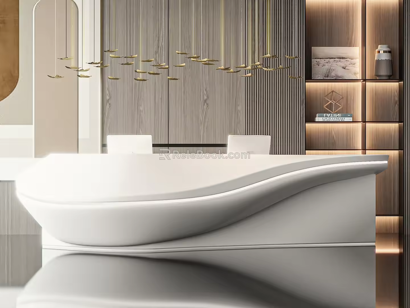 Front Desk 3d model