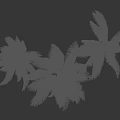 Tall Palm Trees With Lush Green Fronds In Tropical Landscape And Person