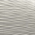 Modern Gray White Wavy Texture Wall Interior With Decorative Design Patterns
