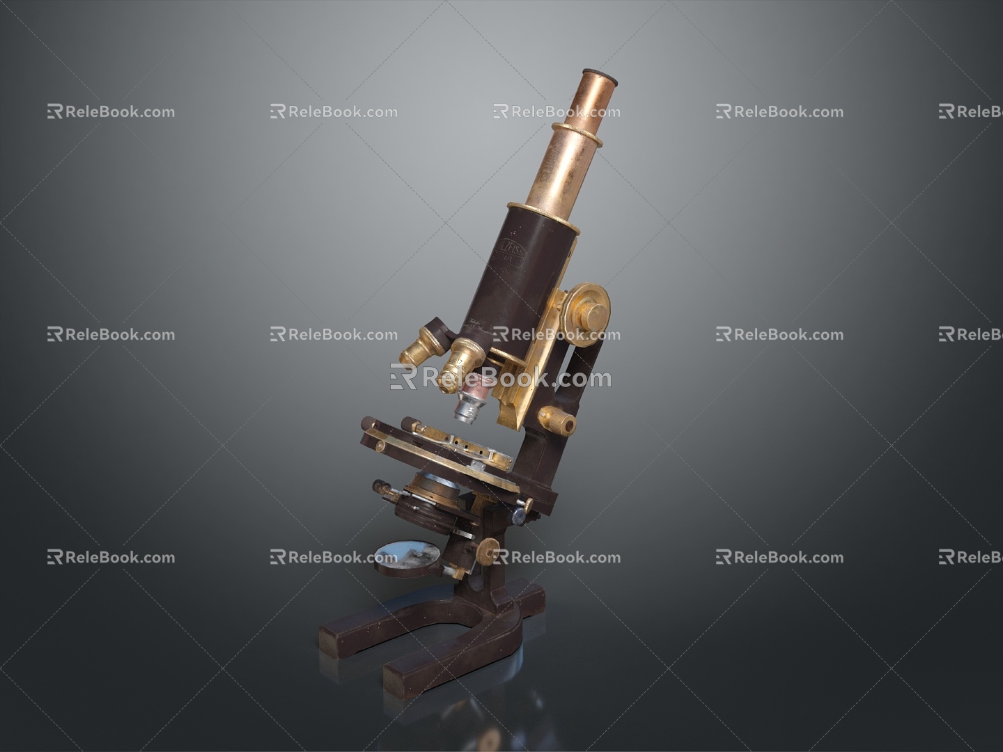 Microscope Magnifier Experimental Equipment Physical Equipment Chemical Observation Equipment Inspection Equipment Science Fiction Equipment 3d model