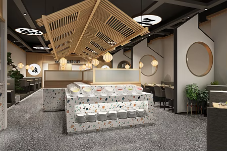 New Chinese Restaurant 3d model