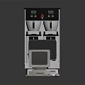 Electronic Appliances Display Featuring Coffee Machine Monitor Computer Tower And Keyboard