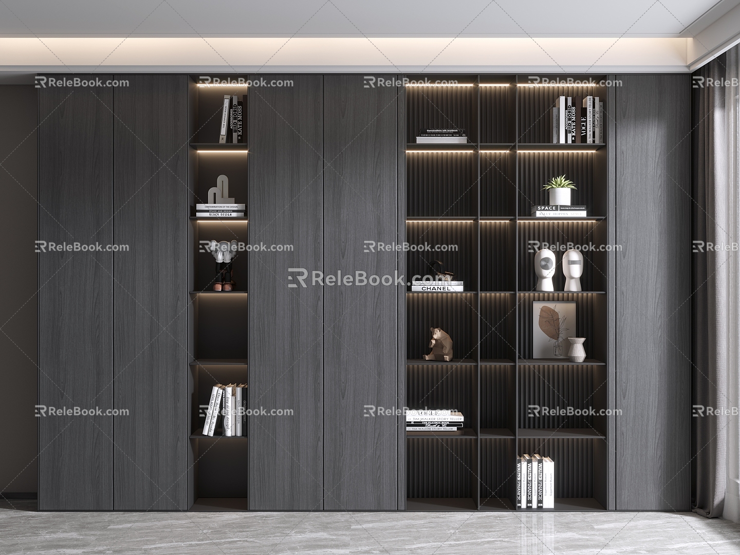 Bookcase 3d model