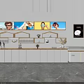 Modern Display Shelves With Multi Tier Design And LED Lighting For Retail Merchandise Showcase