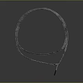 Elegant Silver Necklace With Intertwined Chain And Decorative Pendant Design