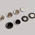 Modern Recessed Lighting Fixtures With Various Colors And Round Shapes For Home