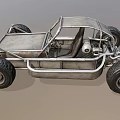 Rugged Off Road Buggy With Tubular Frame Large Tires And Open Cockpit