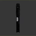 Modern Black Tactical Pistol With Sleek Metal Finish And Ergonomic Grip