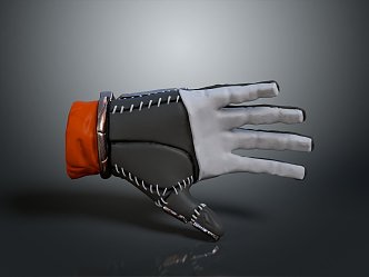 Gloves Hand Gaming Items 3d model