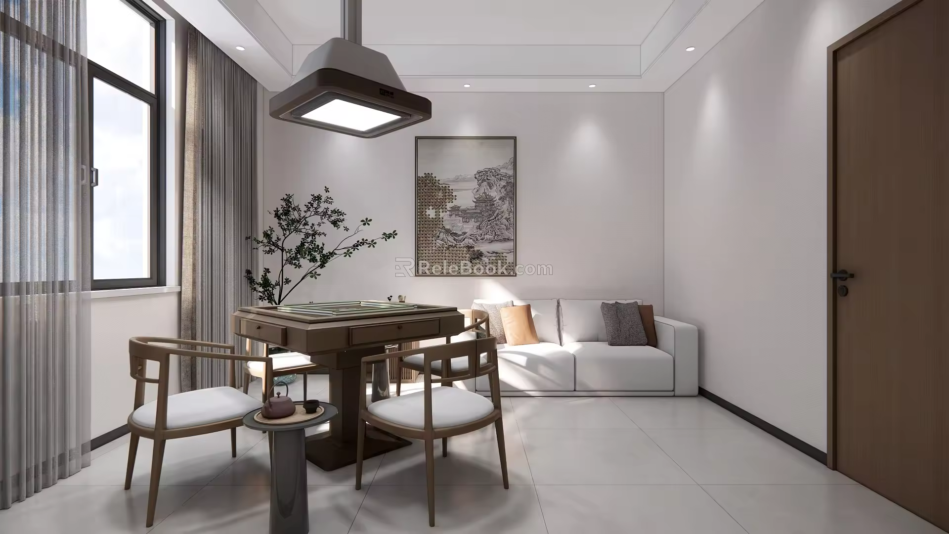 Chess Room Recreation Room 3d model