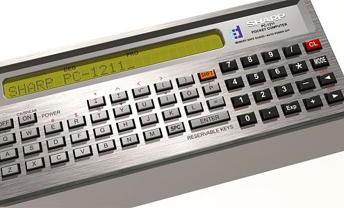 Modern Calculator 3d model