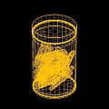 Crispy Cookies in Clear Glass Jar With Wooden Lid on Dark Surface
