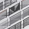 Various Stylish Fence Designs With Metal And Wooden Railings For Outdoor Use