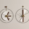 clock wall clock alarm clock 3d model