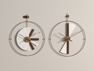 clock wall clock alarm clock 3d model