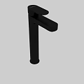 Sleek Black Modern Faucet Design With Single Handle For Bathroom Use
