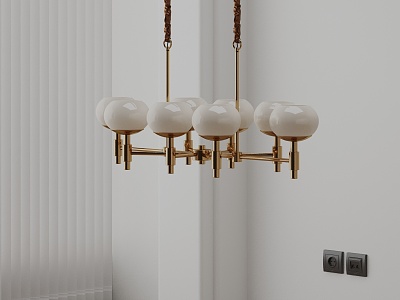 Modern chandelier 3d model