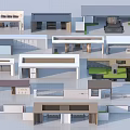 Modern Gate Entrance Gate 3d model