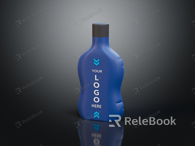 Modern Bottle Cleaner Bottle Plastic Bottle model