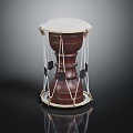 Modern Drum African Drum Musical Instrument 3d model