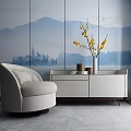 Single sofa 3d model