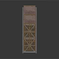 Heavy Duty Metal Frame Loading Ramp With Grid Structure And Wooden Plank Surface