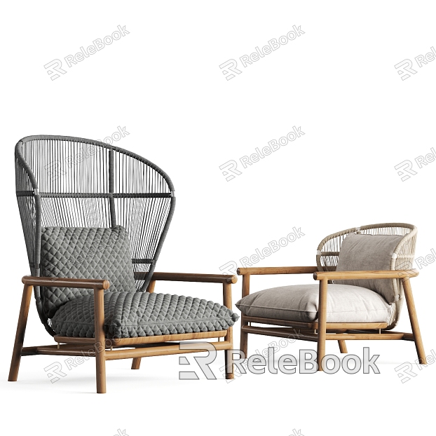 modern armchair rattan armchair model