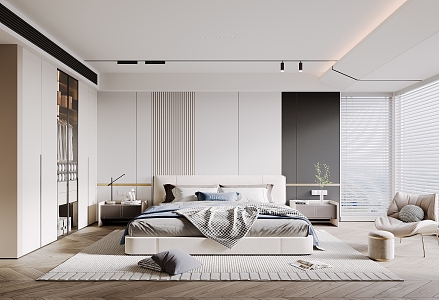 Modern Bedroom 3d model