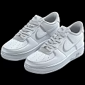 White Leather Low Top Sneakers With Classic Design Lace Up Closure And Breathable Holes