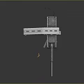 Turret Machine Gun Heavy Machine Gun Turret Sci-fi Tower Defense Game Tower Defense Sci-fi Turret Game Turret 3d model