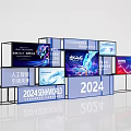 2024 SEHWORLD Event Display Wall With Artificial Intelligence Leading Future And Multiple Screens
