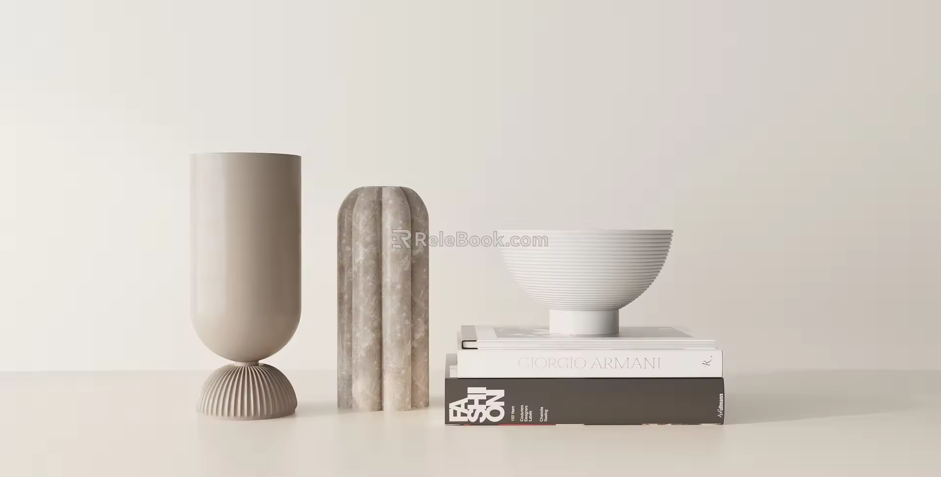 Modern ornaments combination 3d model