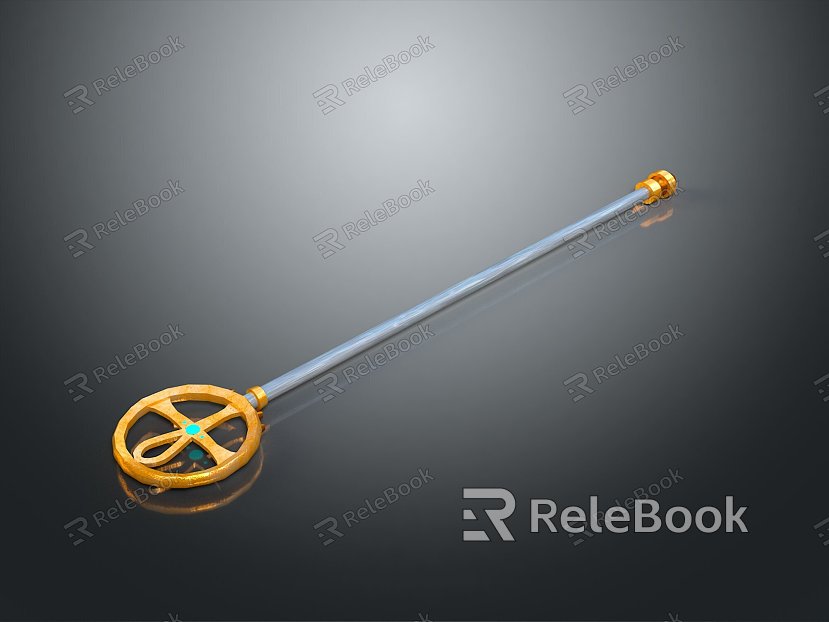 Scepter Ancient Scepter Cane Ancient Scepter Magic Scepter Metal Scepter Classical Scepter Magic Scepter model