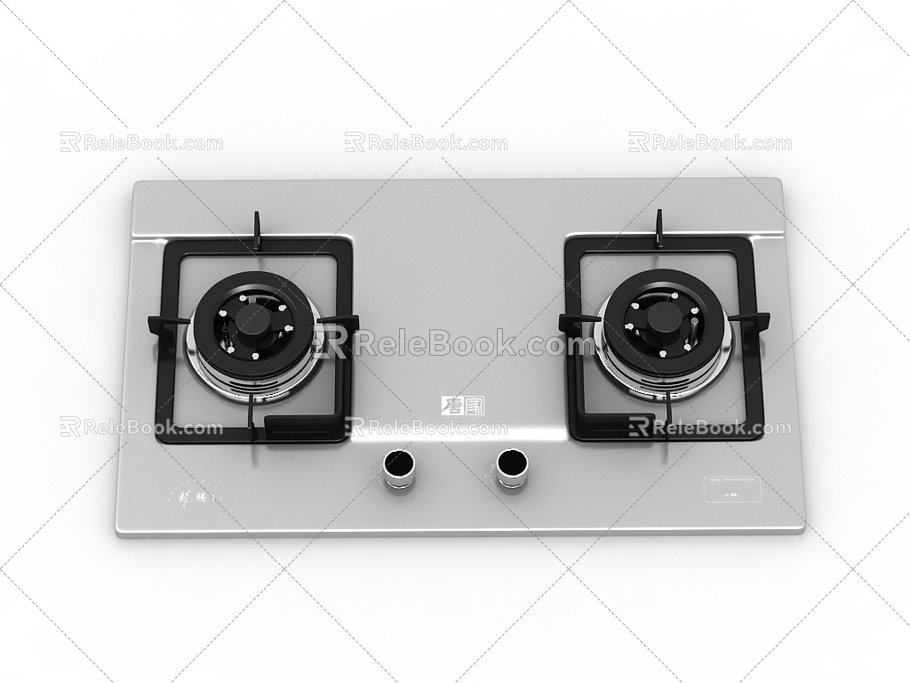 Gas stove 3d model