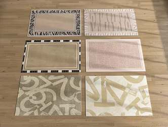 Nordic Carpet 3d model