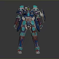 Transformers Gauda Warrior Gauda Mech Warrior Mech Soldier Machine Armor Mechanical Armor 3d model