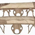 Modern Guzheng Instrument Guqin Traditional Instrument 3d model