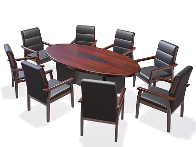 Modern Conference Tables and Chairs 3d model Modern Conference Tables and Chairs 3d model