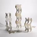 Wooden Blocks Stacked In Creative Structures With Abstract Shapes And Scattered Pieces