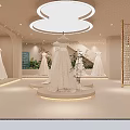 Elegant Bridal Shop Interior Design With Displayed Wedding Dresses And Soft Lighting