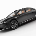 Black Kreator Electric Car With Sleek Body Brown Leather Seats And Alloy Wheels